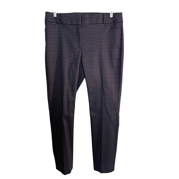 Ann Taylor LOFT Julie Skinny Dark Navy Blue Ankle Dress Pants Womens Size 10 NWT - Picture 1 of 7